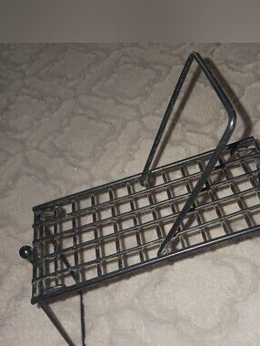 IKEA Black Metal Desk Organizer Shelf
